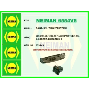 BAGAJ KILIT KONTAKTORU 206-207-307-308-407-5008-PARTNER-C3-C4-XSARA-BERLINGO 3