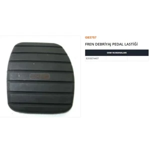 FREN DEBRİYAJ PEDAL LASTİĞİ MASTER III-MEGANE III- TRAFIC II-NV400-MOVANO B