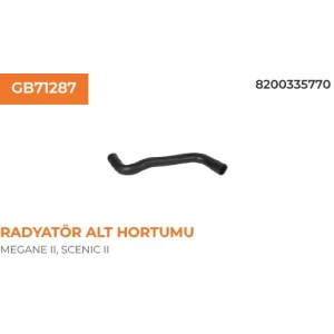 RADYATÖR HORTUMU ALT MEGANE II 1.4 16V