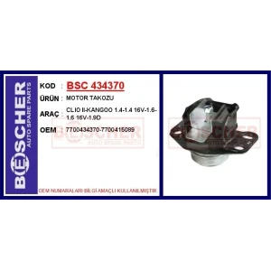 MOTOR TAKOZU CLIO II-KANGOO 1.4-1.4 16V-1.6-1.6 16V-1.9D