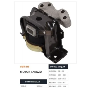 MOTOR TAKOZU 207-208-2008-C3 I-II-DS4