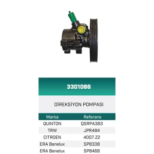 DİREKSİYON POMPASI HİDROLİK PARTNER BOX HATTAT/HEMA