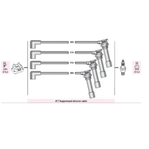 BUJI KABLOSU 323 F V SP V 1.5İ 16V Z501 Z5 (AMZ625)