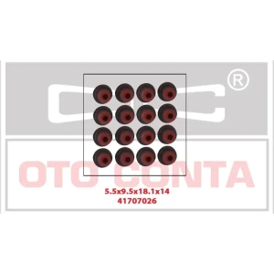 SUBAP KEÇESİ TAKIM 16 ADET 5.5×9.5×18.1×14MM 5.5×9.5×18.1×14MM SUBAP KEÇESİ TAKIM 16 ADET DV6ATED4 DV6B 0956.51