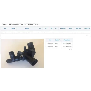 TERMOSTAT 88 °C TRANSİT V347