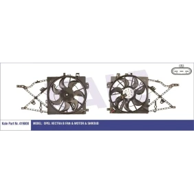 FAN MOTORU + DAVLUMBAZ VECTRA B