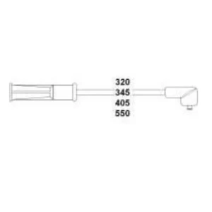 BUJİ KABLO TAKIMI CLIO SYMBOL-HB-K7J-E7J KANGOO-E7 J MGN-E7J-(K7M) SPARK PLUS