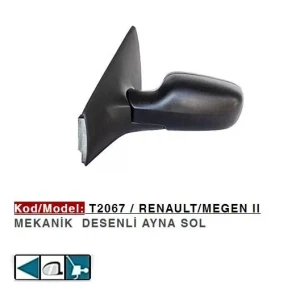 DIŞ DİKİZ AYNASI SOL MEGANE II