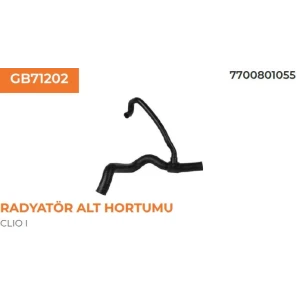RADYATÖR ALT HORTUMU RENAULT CLIO I 1,4 8V 96-98 7