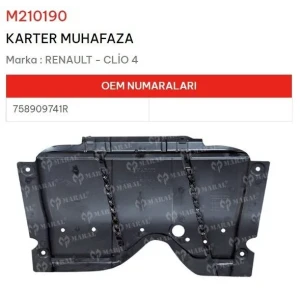 KARTER MUHAFAZASI CLIO IV SEDAN 758909741R