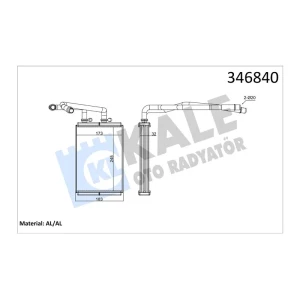 KALORİFER BRAZING CITROEN C8 JUMPY SCUDO ULYSSE LANCIA PHEDRA PEUGEOT 807 EXPERT TOYOTA PROACE
