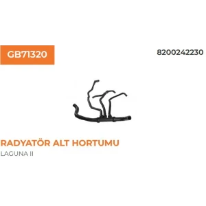 RADYATÖR ALT HORTUMU RENAULT LAGUNA II 1,6-2,0 16V