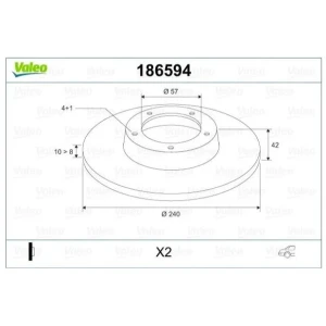 FREN DİSKİ ARKA ASTRA G 1.4 1.6 1.8 1.7 DTI