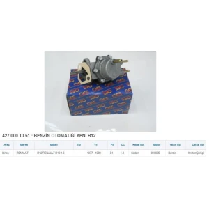 BENZIN OTOMATIGI R12