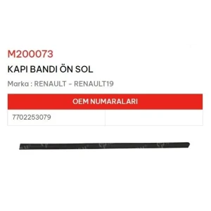 KAPI BANDI ÖN SOL R19