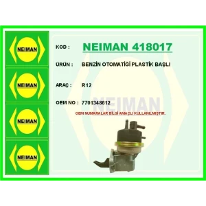 BENZİN OTOMATİĞİ PLASTİK BAŞLI R12