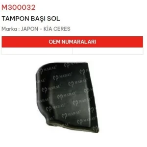 TAMPON BAŞI SOL KİA CERES