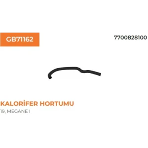 KALORİFER HORTUMU R19 MEGANE I SCENIC I 1.4 1.6