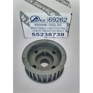 KRANK DİŞLİSİ BRAVO DOBLO LINEA EGEA 500L 1.6 MJTD .TÜM MOTORLARA 01-