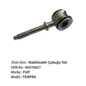 STABİLİZATÖR ÇUBUĞU TEK TEMPRA