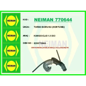 TURBO BORUSU (HORTUMU) KANGO-CLIO 1.5 DCI