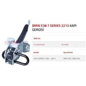 KAPI GERGİSİ E38 1997 ARKA
