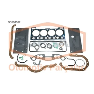 MOTOR TAKIM CONTA RENAULT 12 - 1400 KEÇESİZ, SİLİN DİR KAPAK CONTALI