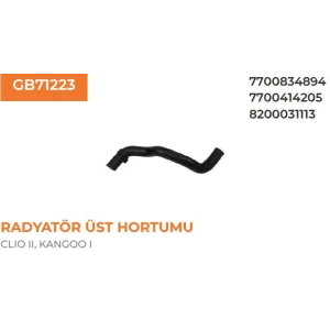 RADYATÖR ÜST HORTUM (R.KANGOO D 1.9)