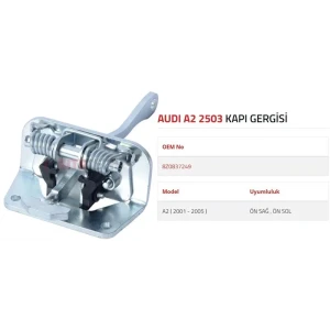 KAPI GERGİSİ A2 ÖN 2001-2005