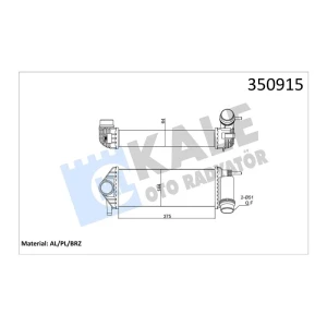 INTERCOOLER TURBO RADYATÖRÜ KANGOO GRAND KANGOO CITAN