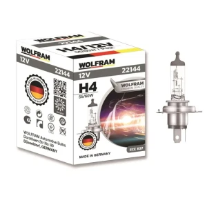 AMPUL H4 12V 55 60W WOLF1 HALOGEN TIRNAKLI 43T FAR AMPULU GARANTİSİ YOKTUR