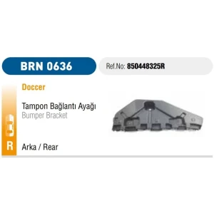 TAMPON BRAKETİ ARKA SAĞ DOKKER