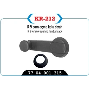 CAM AÇMA KOLU PULLU SİYAH R9 R12 TOROS