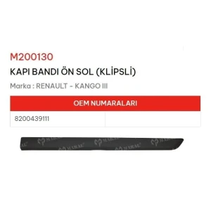 KAPI BANDI ÖN SOL KANGOO III