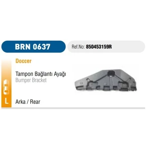 TAMPON BRAKETİ ARKA SOL DOKKER