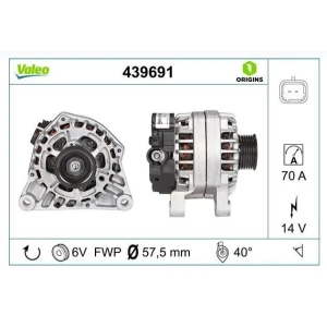 ALTERNATÖR PSA ESKİ 439275 1.1-1.4-1.6-1.9 206 TEP