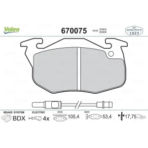 FREN BALATASI ÖN R9 R11 R19 R21 CLIO I EXPRESS 106 II 205 206 305 309 405