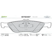 FREN BALATASI ÖN MERCEDES C SERISI CLK-SERISI E SERISI SLK-SERISI W210 W202-S202 C208-R170-C140