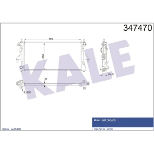 SU RADYATÖRÜ DUCATO BOXER JUMPER 2.2 HDI 06 + MT 26