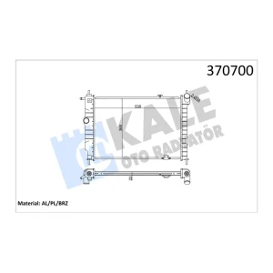 SU RADYATÖRÜ ASTRA F MT 535×368X22