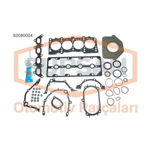 MOTOR TAKIM CONTA FİAT DOBLO, PALİO, ALBEA, PALİO 1.2 16V (<2005) (ENG. 188 A5.000) KEÇELİ, SİLİNDİR KAPAK CONTALI