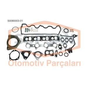 MOTOR TAKIM CONTA FİAT DOBLO, MAREA 1.9 JTD / 1.9 MULTİJET (188 B2.000 - 182.B9.000- 188.A2.000) VR KEÇELİ, SUPAP LASTİKLİ - SKC'SİZ