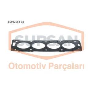 SİLİNDİR KAPAK CONTASI PEUGEOT PARTNER / CİTROEN B ERLİNGO (ENG. DW8) 2 ÇENTİK - ÇOK KATMANLI ÇELİK