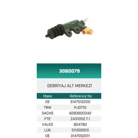 DEBRIYAJ ALT MERKEZI YARIS 1.3 1.5 ZA31052.7.1