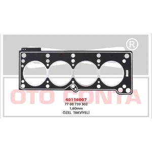 RENAULT 19 CLİO 1.400C SKC LPG'Lİ ARAÇ ÖZEL TAKVİY ELİ 1.60 MM E7J 624-626-634-635-780