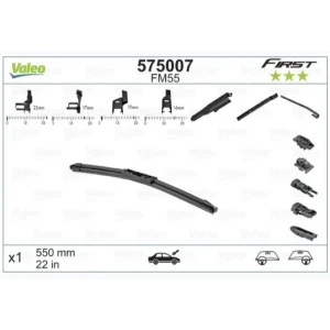 FİRST MULTİCONNECTİON FLAT BLADE (MUZ TİPİ) SİLECEK (UNİVERSAL) FLAT BLADE FM55 (X1) (550 MM)