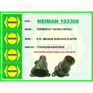 TERMOSTAT YUVASI CONTALI R19 - MEGANE BORUSUZ PLASTİK