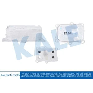 YAĞ SOĞUTUCU BRAVO II PUNTO EVO PUNTO EGEA 500L 500X GIULIETTA MITO JEEP RENEGADE ABARTH 500 595 695 500C 595C