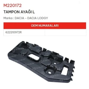 TAMPON AYAĞI SOL DACIA LODGY