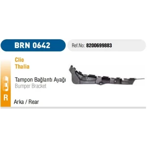 TAMPON BRAKETİ ARKA SAĞ CLIO THALIA